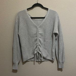 Hollister Adjustable Cinch Knit Sweater